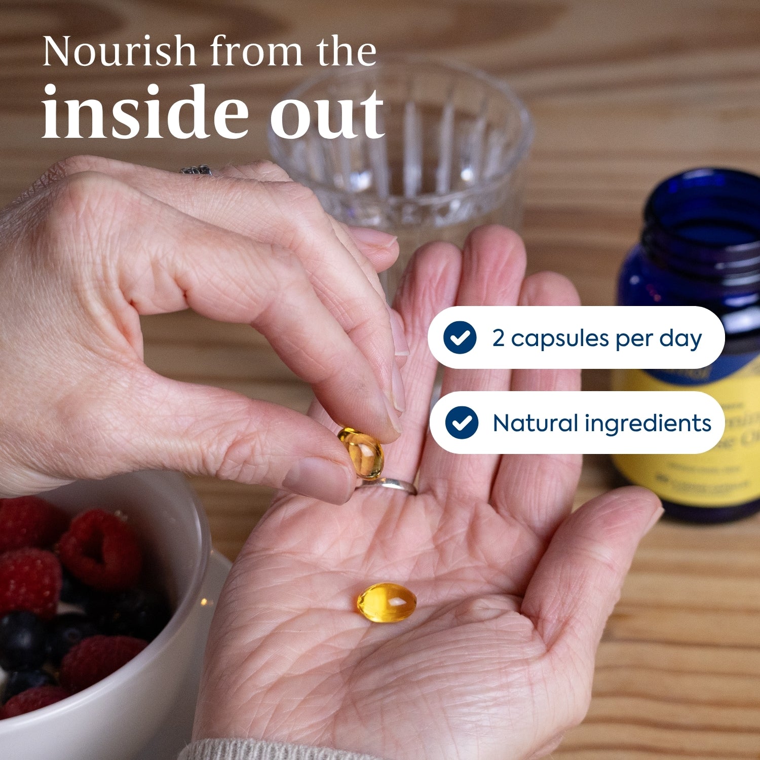 High Strength Pure Evening Primrose Oil Capsules - 45 Day Supply