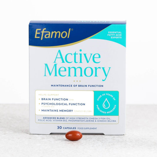 Efamol Active Memory brain health and memory supplement