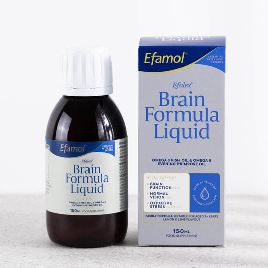 Efamol Efalex Brain Formula Liquid kids brain health and vision supplement