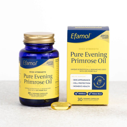 Efamol Evening Primrose Oil Capsules, skin and women's health supplement