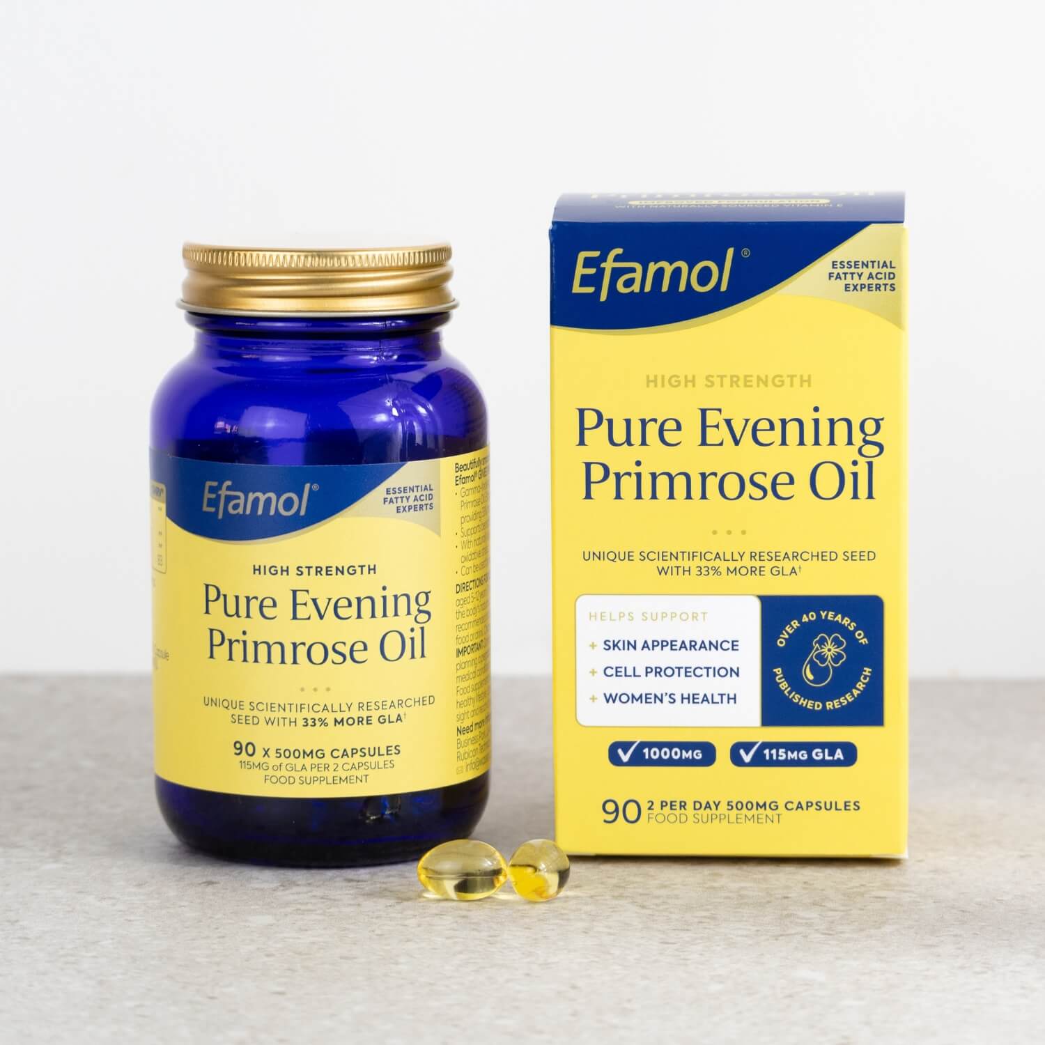 High Strength Pure Evening Primrose Oil Capsules