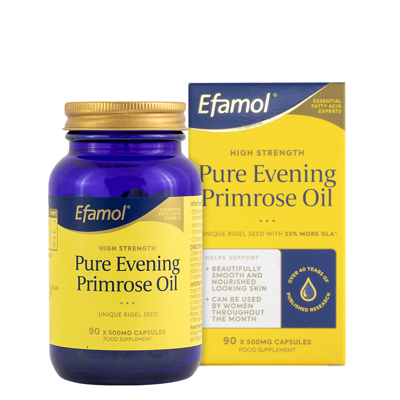 High Strength Pure Evening Primrose Oil Capsules
